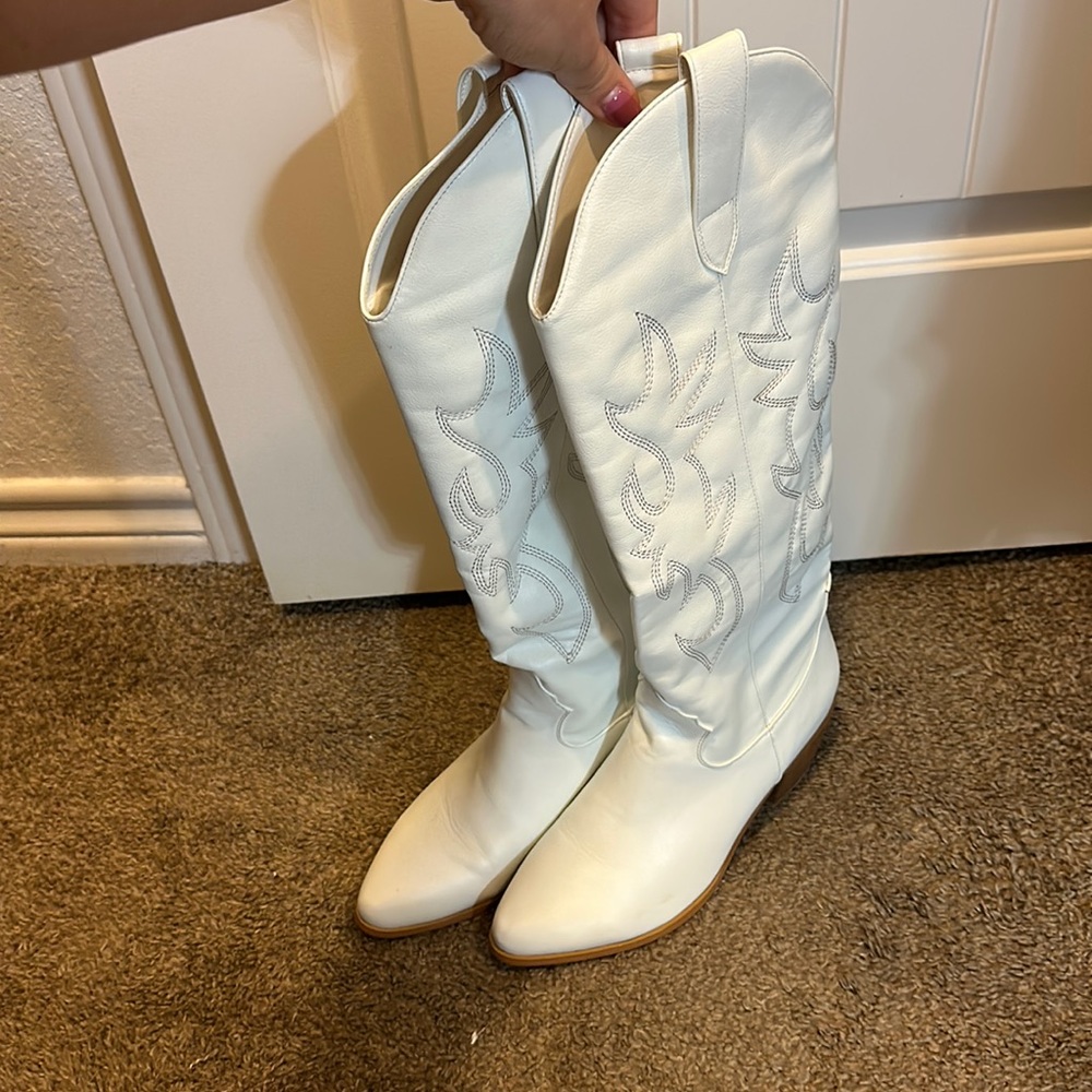 White Cowgirl Boots